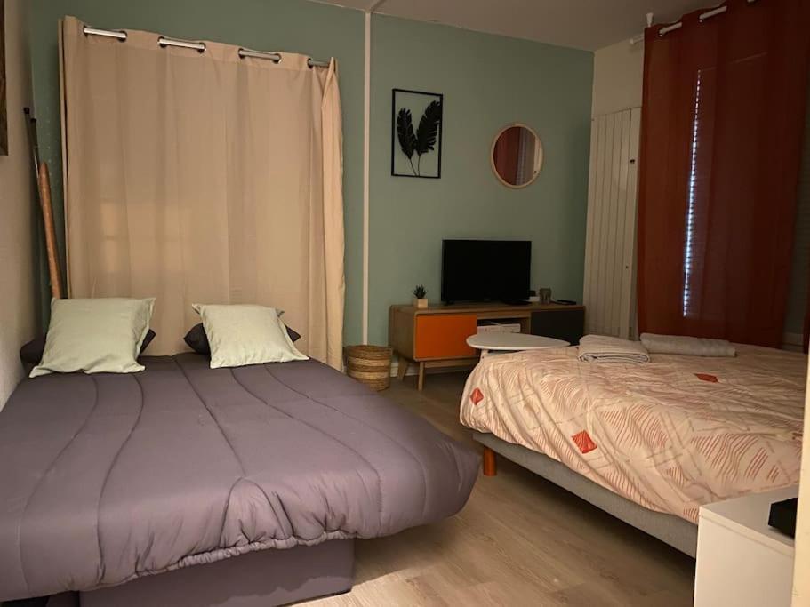 T2 Cosy Proche Hopital + Parking Gratuit Sur Place Auxerre Eksteriør bilde