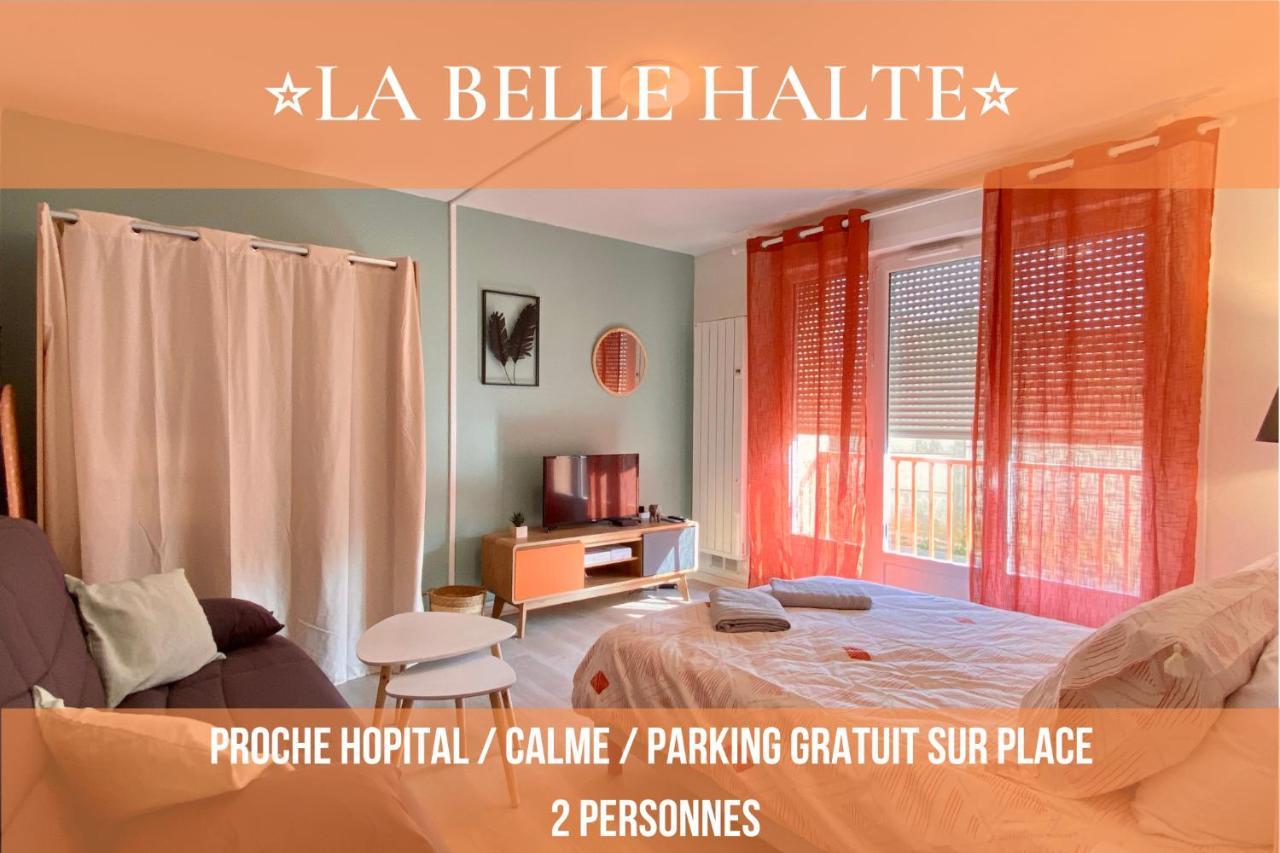 T2 Cosy Proche Hopital + Parking Gratuit Sur Place Auxerre Eksteriør bilde